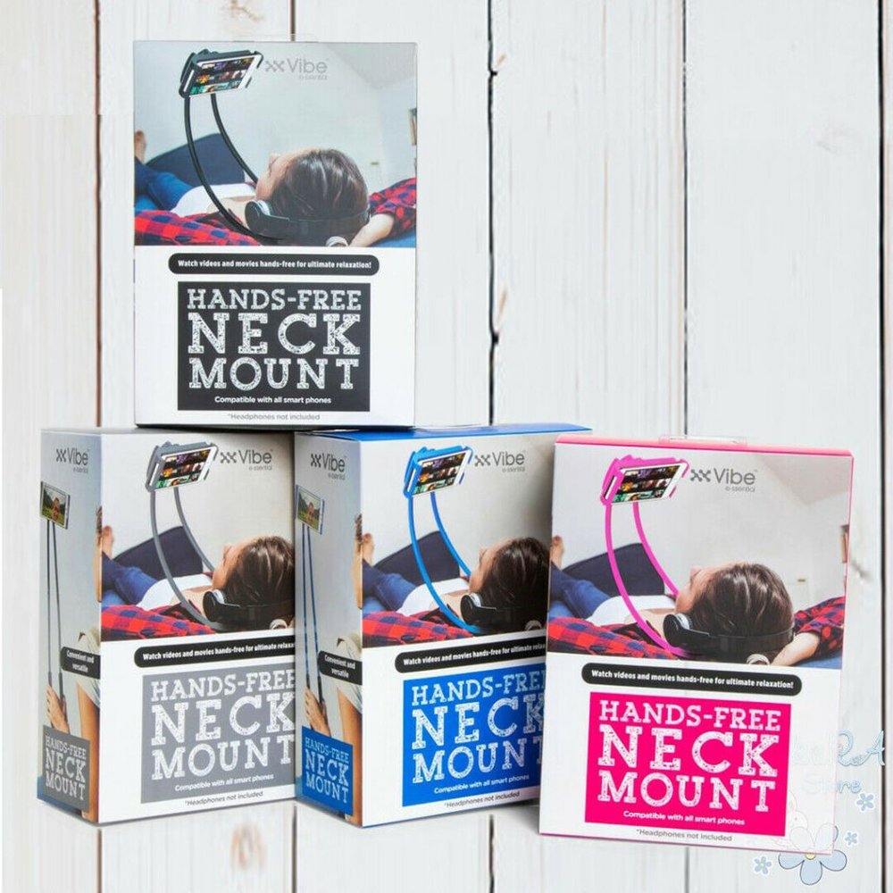 HANDS-FREE SMARTPHONE STAND FOR NECK MOUNT BED